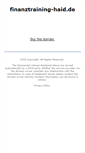 Mobile Screenshot of finanztraining-haid.de